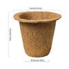 3pcs Biodegradable Nursery Pots Natural Plant Containers Pots Plant Seedling Cups  Garden Supplies