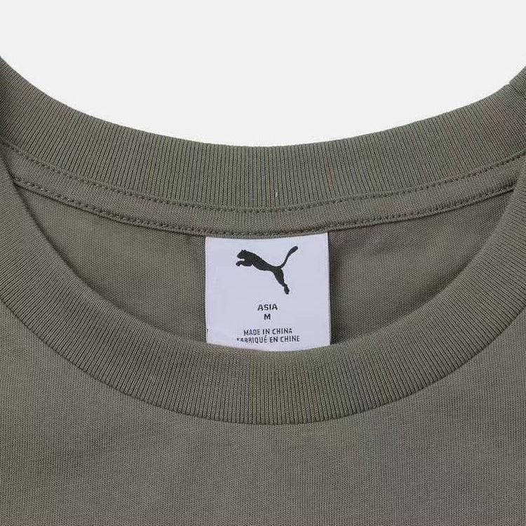 Puma Мужская повседневная футболка с коротким рукавом и круглым вырезом для занятий спортом на открытом воздухе tops 694448-81