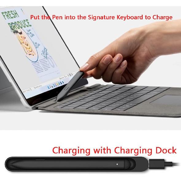 Slim Pen Compatible for Microsoft Surface Slim Pen 2 Surface Signature Keyboard,Surface Pro 10 9 8 X Duo Laptop Studio, Surface Slim Pen Compatible