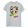 Mickey mouse Womens/Ladies Hippie Love Mickey & Minnie Mouse Boyfriend T-Shirt