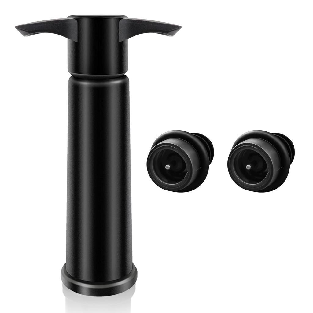 Wine Saver Pump Vacuum Wine Bottle Stoppers with Food Grade Silicone Leak Proof Keep Fresh Suitable for All Standard Wine Bottle