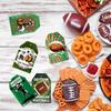 60/120 Pcs Football Tags, Rugby Favor Tags for Sport Themed Boy Birthday and Baby Shower Party Gift Wrapping Decoration