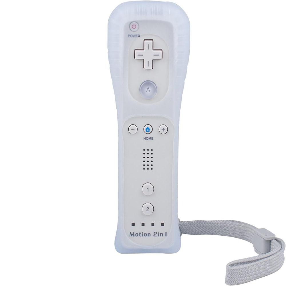 1 шт. Новый белый пульт дистанционного управления с силиконовым чехлом и ремешком на запястье для Wii и Wii U