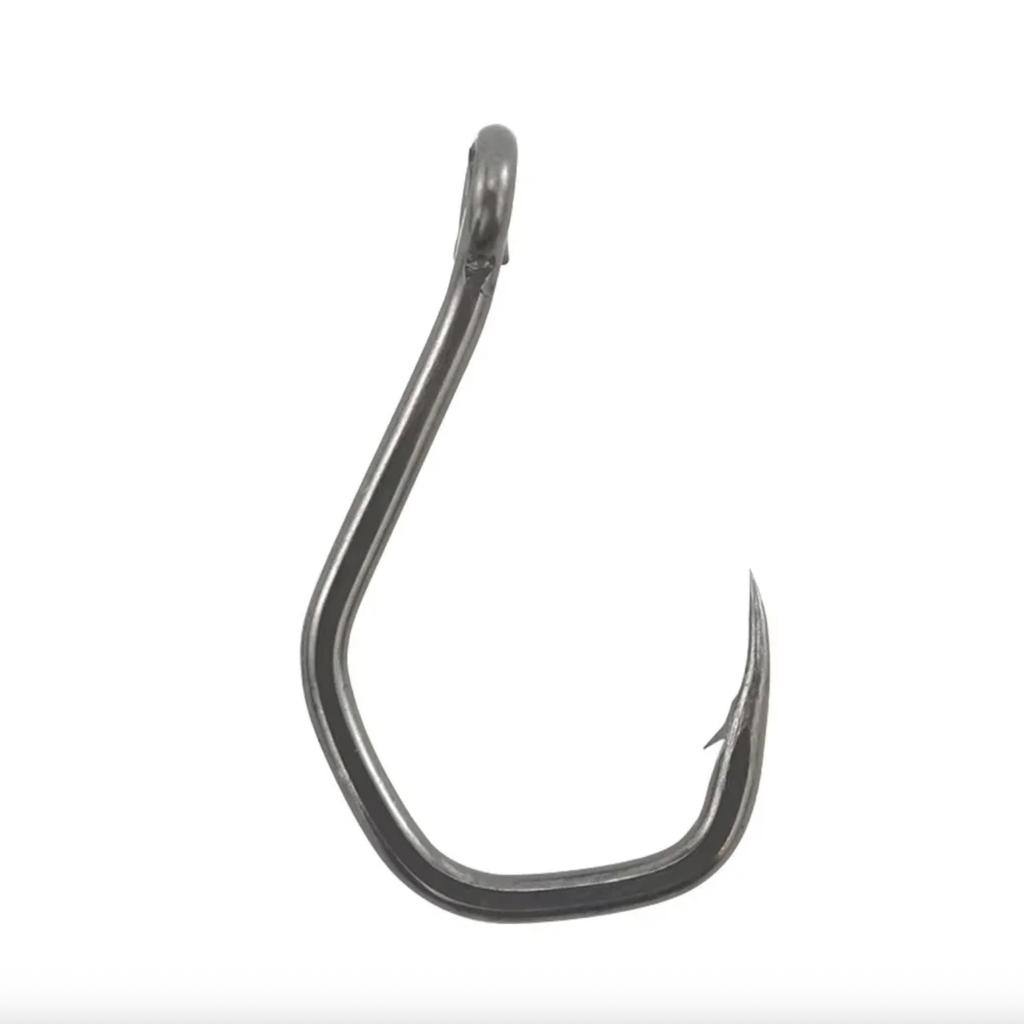 500 Pieces in Bulk PTFE Coated High Carbon Stainless Steel Barbed Fish Hook With Eye 8021 Fishing Accessories