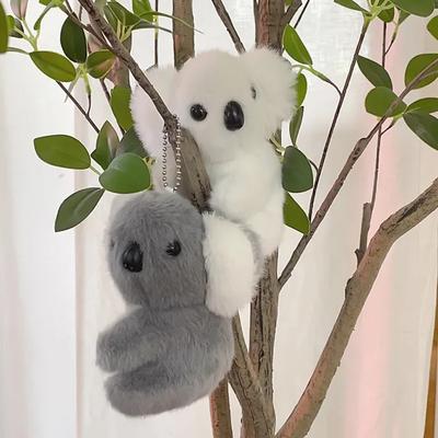 Милый Плюшевый Подвеска Коала Маленький Мягкий Коала Брелок для Детской Сумки Девочек Мягкие Лесные Мягкие Игрушки Сувениры для Вечеринки