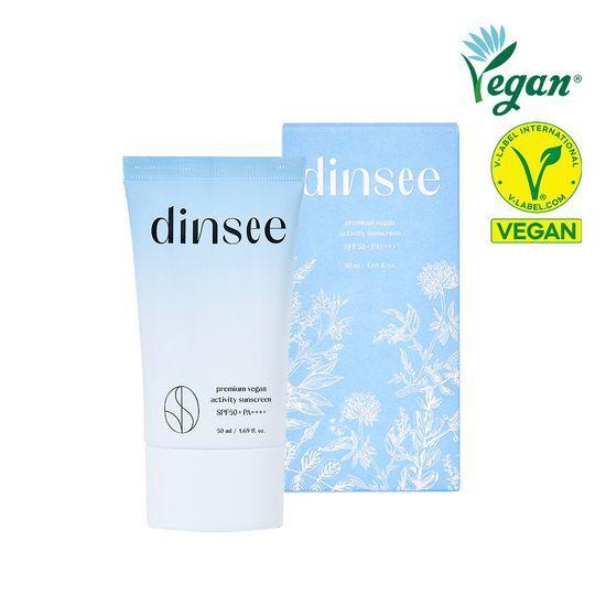 dinsee Солнцезащитный крем премиум-класса Vegan Activity SPF50+ PA++++ 50 мл