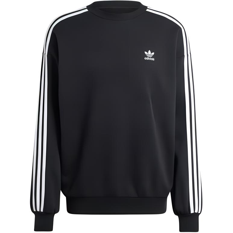 adidas Оригинальный свитшот Adicolor Oversized с круглым вырезом Черный IZ1829