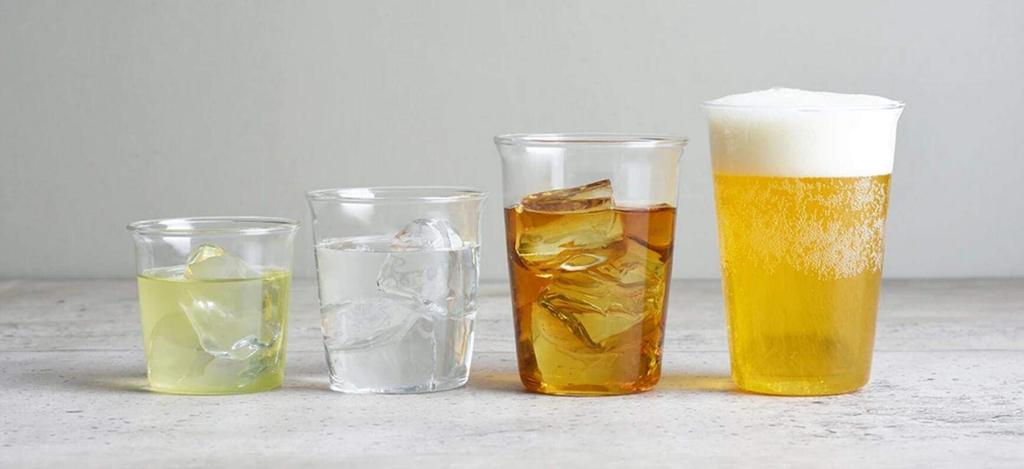 Kinto Стакан для зеленого чая CAST 180 мл, безопасное стекло 8429, термостойкое, подходит для микроволновой печи/посудомоечной машины