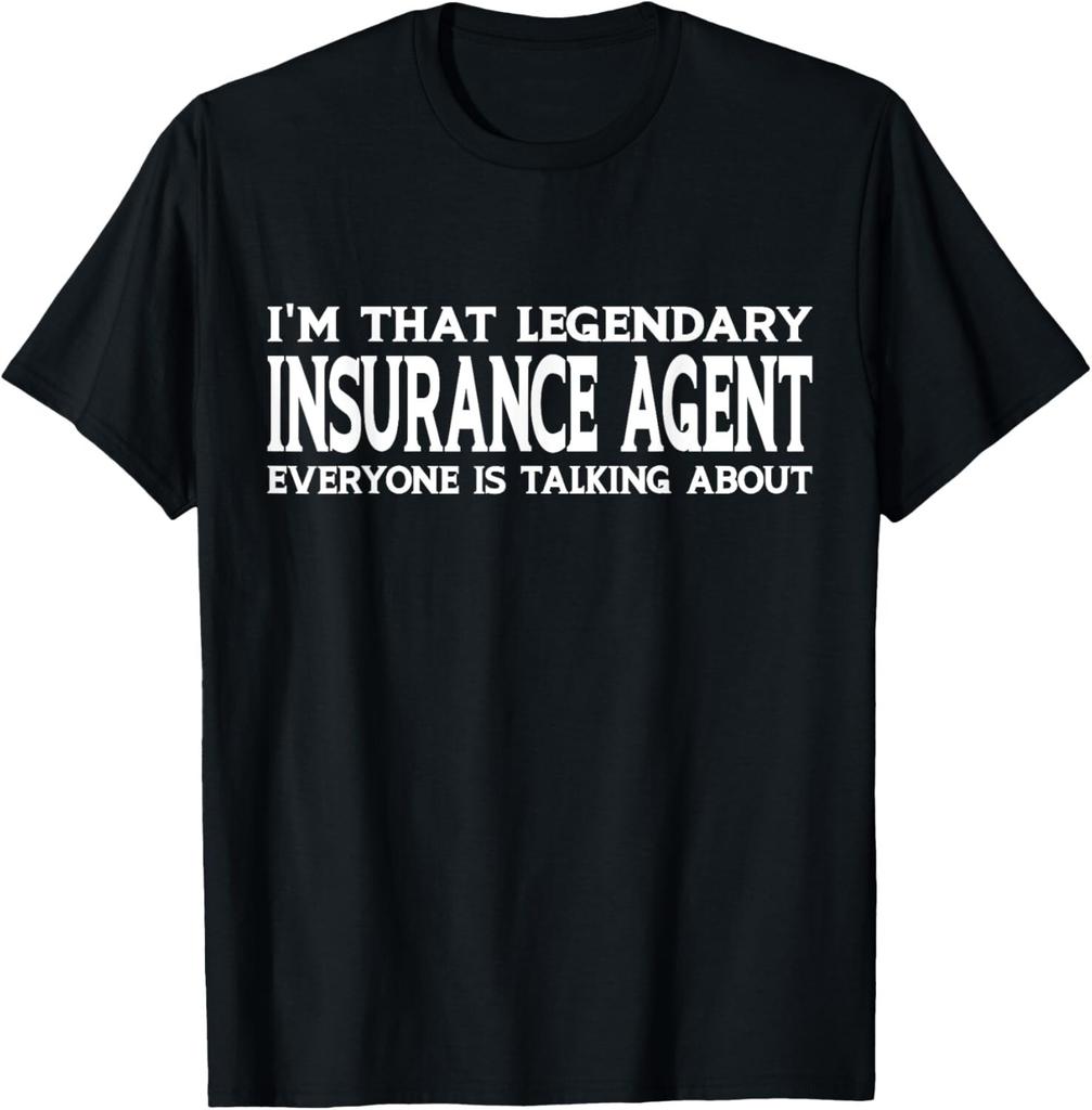 Insurance Agent Job Title Employee Funny Insurance Agent Gift Unisex T-Shirt
