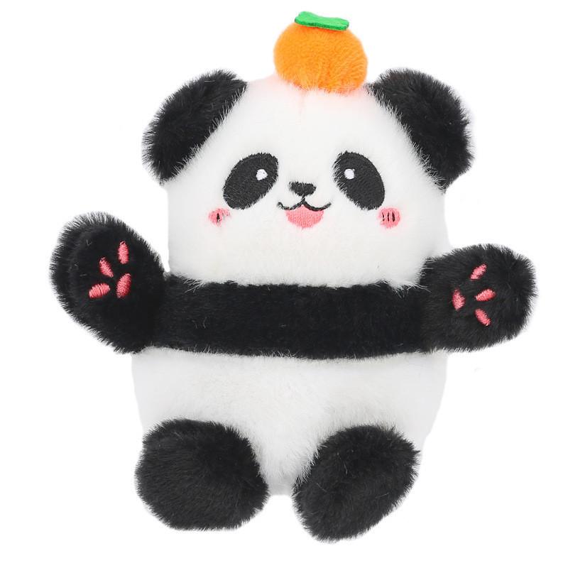 Delightful Stuffed Panda Keychain Plush Bag Charm With Soft Pp Cotton Filling