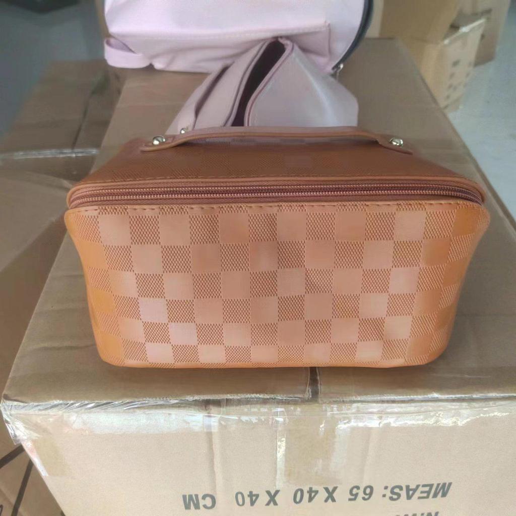 Большая вместительная переносная дорожная косметичка - органайзер для косметики в стиле аккордеон