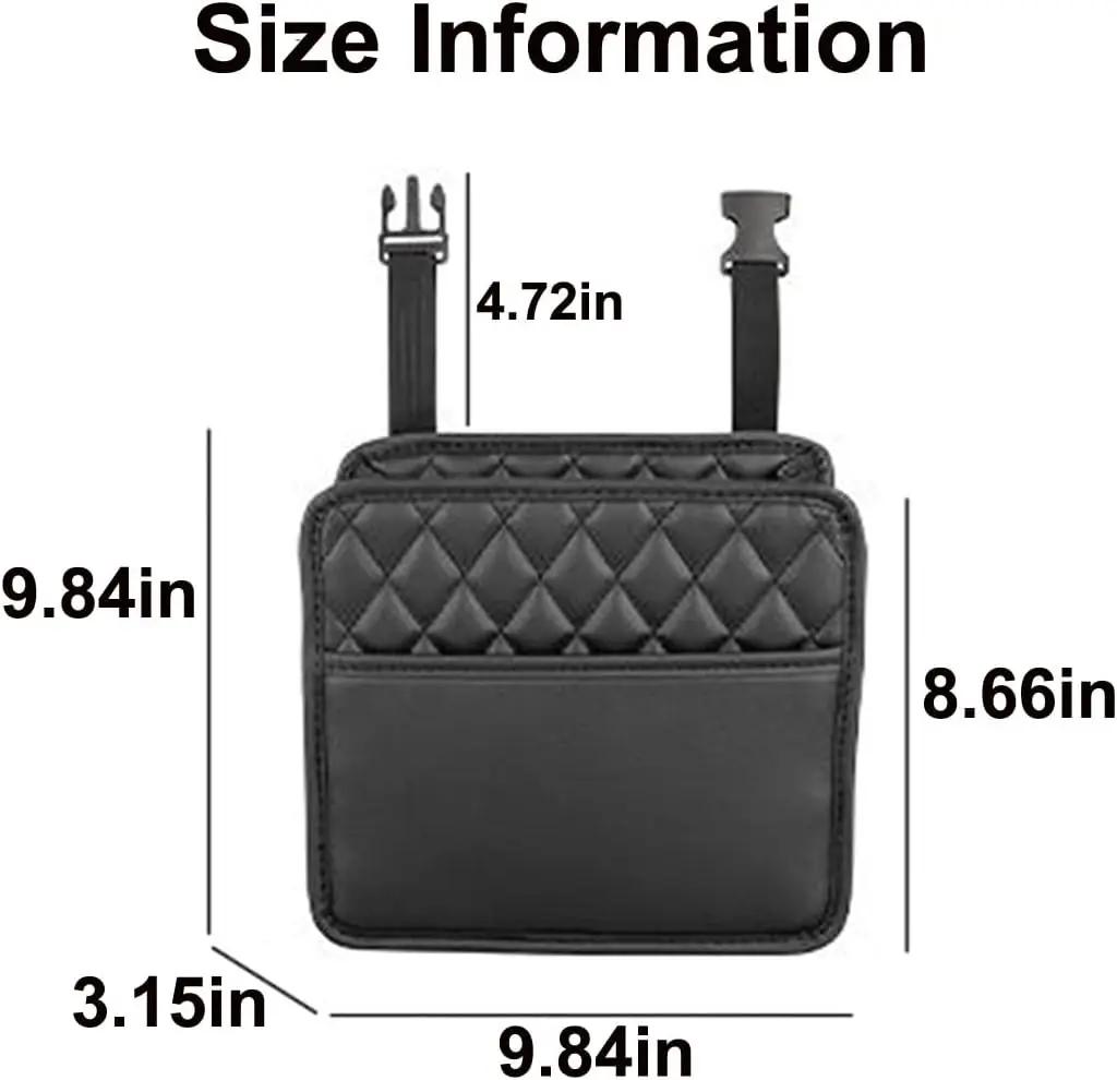 Автомобильный органайзер, многофункциональная сумка для хранения автомобильного сиденья, водонепроницаемый подвесной органайзер для автомобильного сиденья, мусорный мешок, подходящий для большинства автомобилей