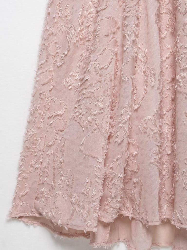 Летнее женское платье 2025 года в европейском и американском стиле с бретелью через шею - Модное, Простая текстура