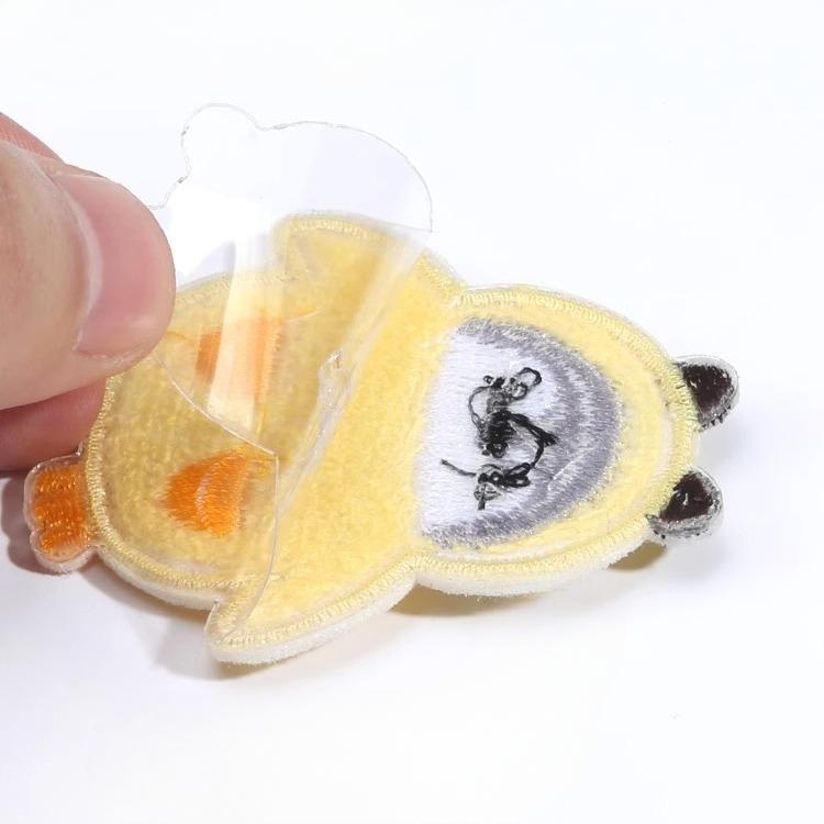 Самоклеящаяся заплатка для пуховика, наклейка, мультяшный медведь, тканевая наклейка, одежда, куртка, ремонт без дырок, ремонт, вышитая наклейка