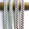 2m/6.56ft Each Pack 1.5cm Wide Lace Trim Fabric Sewing Clothing Edge Curtain Accessories Handmade DIY Ribbons Trims Bar Balls Decoration