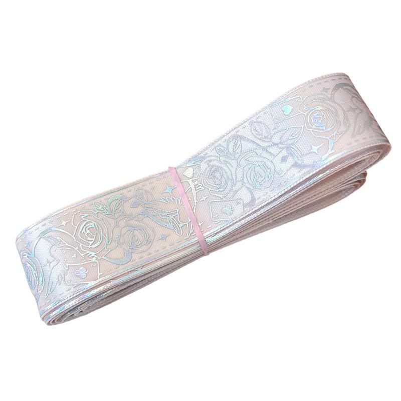 2,5 см*4,5 м/рулон упаковочные ленты Лолита одежда лазерный узор DIY упаковка головной убор шляпа 14 цветов