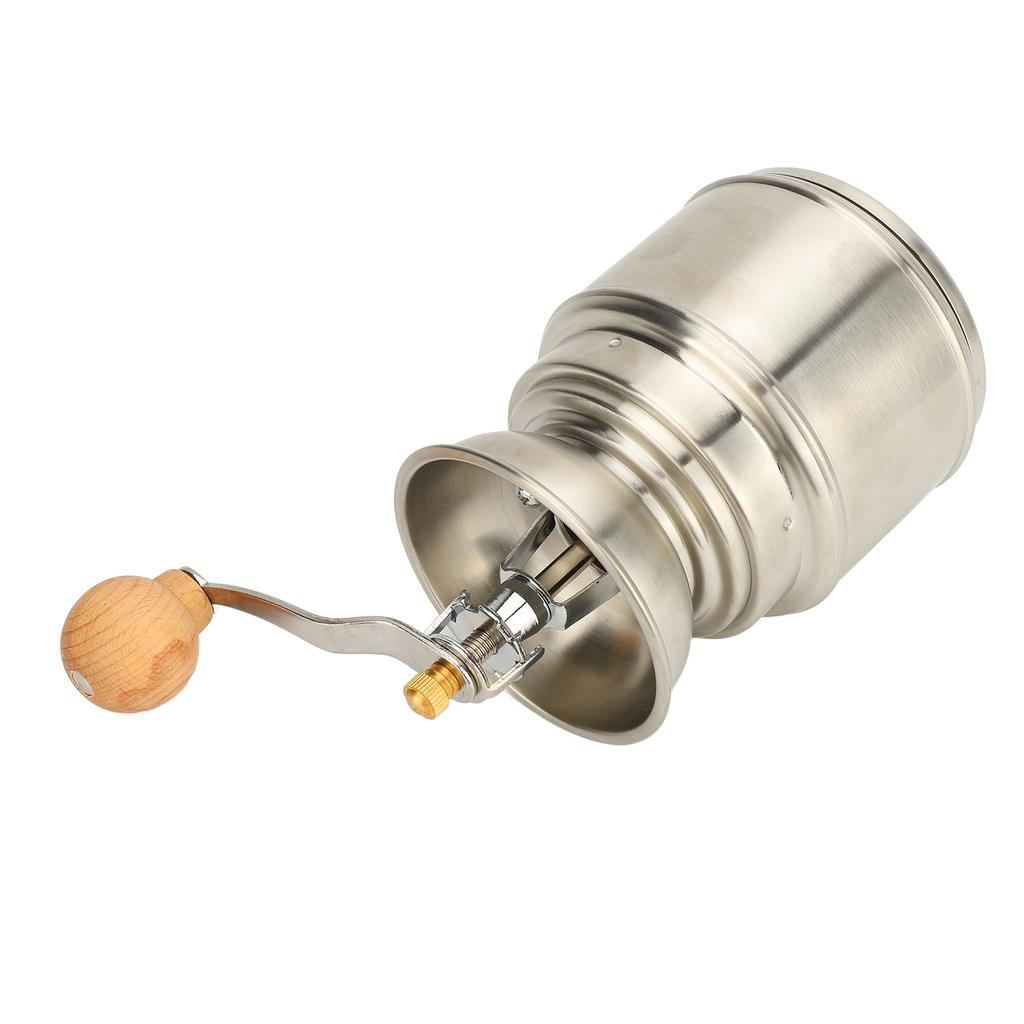 Ручная кофемолка из нержавеющей стали из массива дерева, ручная мельница для кофе в зернах для приготовления кофе