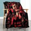 Warner Bros. Movies (9) Customize Your Name Blanket Multi-purpose Personalized Blanket Soft & Cozy for Living Room Chair Livingroom Picnics
