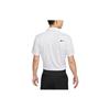 Nike Dri-FIT Solid Color Logo Short Sleeve Polo Shirt Men Tops White DR5304-100