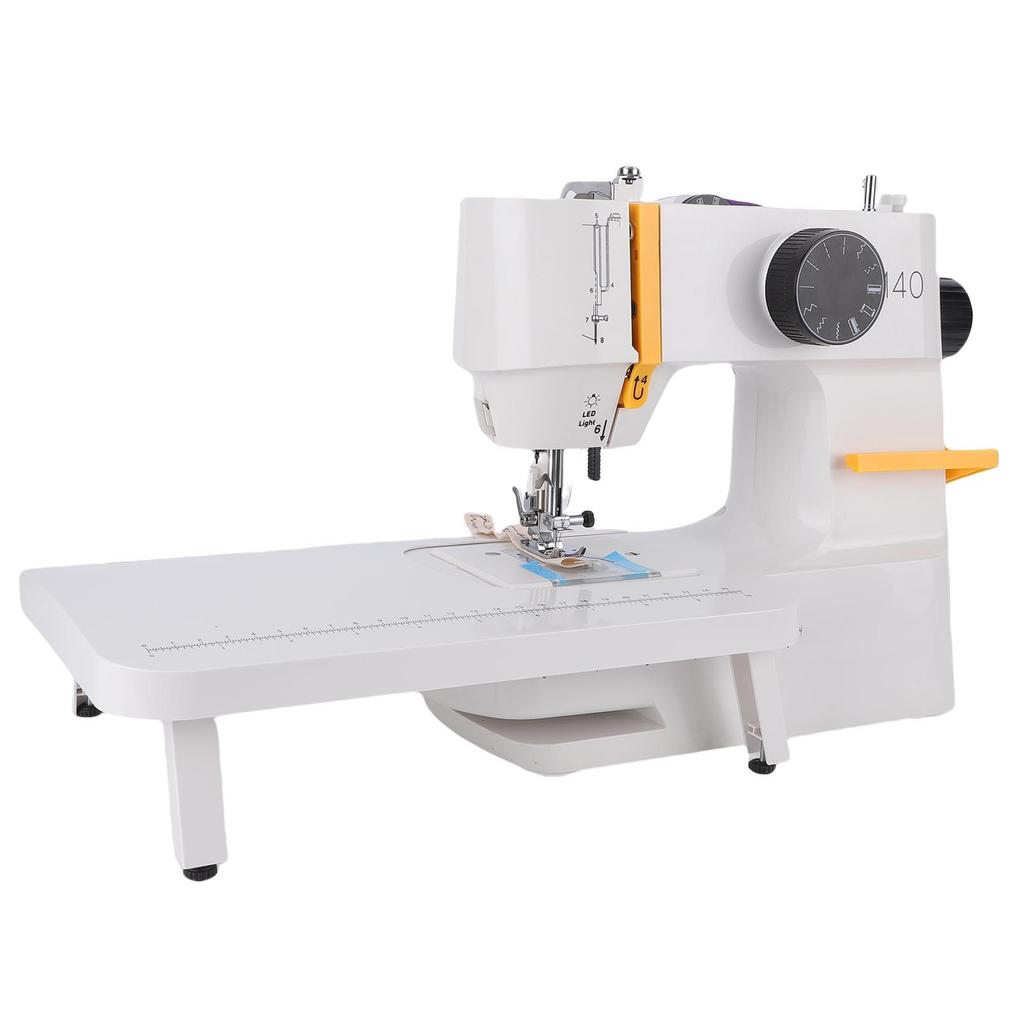 Household Sewing Machine Built in 5 Stitches 12 Patterns Transparent Spool Cover Plate Sewing Machine for Beginners and