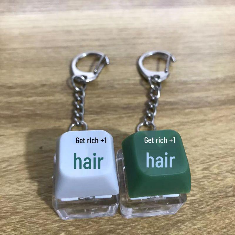 Светящийся деревянный колпачок для клавиши в виде рыбки, брелок для клавиатуры с функцией накопления заслуг и декомпрессии