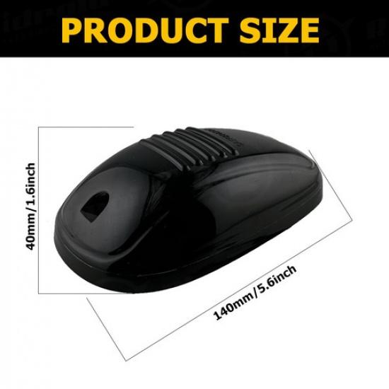 5x Smoked Lens LED Rooftop Cab Running Marker Light for Dodge RAM 1500 2500 3500