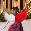 Halloween Devil Costume Set Angel Wing Men Women with Horns for Masquerade Pretend