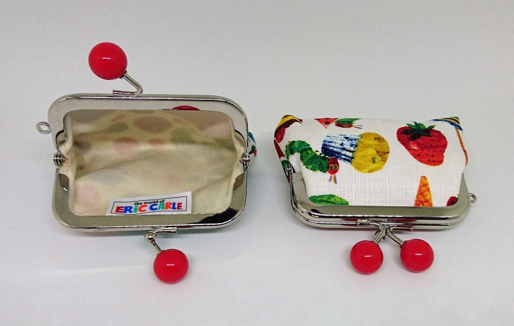 The Very Hungry Caterpillar Japanese Goods Square Coin Purse with Fruit Design 56143 2.5mm