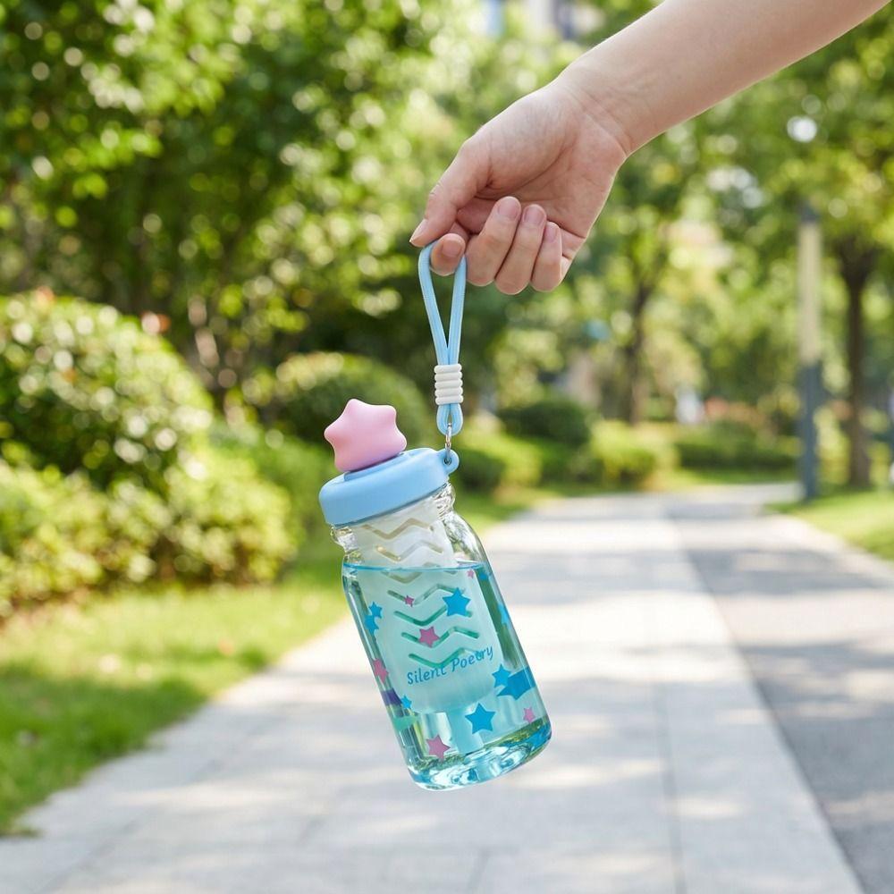Large Capacity Star Water Bottle BPA Free Drinking Bottle With Tea Infuser School