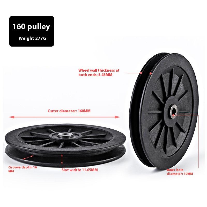 Универсальный тренажерный ролик 50-160 мм, нейлоновый ролик с подшипником, колесо ролика для троса, фитнес-оборудование