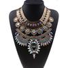 Alloy Diamondencrusted Necklace Fashion Exaggerated Short Necklace Crystal Necklace Jewelry
