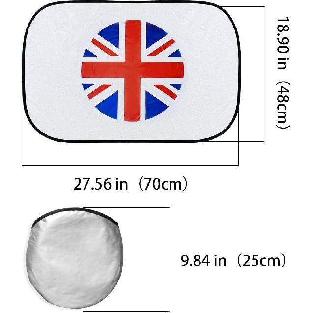 Car Sunroof Sun Shade Interior Sun Protector Sunshade mini cooper sunroof -Red