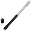 White Pen Spinning Black Non Slip Coated Beginner Spin Pen  Office