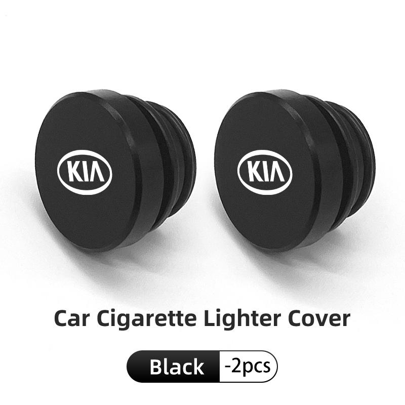 AABIV1 For KIA Car Alloy Cigarette Lighter Plug Cover Dust Protection Cap Interior Accessories Cerato Proceed Venga Stonic Picanto