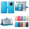 Чехол для Huawei P10-P50, Honor 9 Lite... Чехол-кошелек из овечьей кожи, многоразовые отделения для карт и подставка, противоударный защитный чехол (10 цветов)