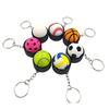Sports Theme Stress Relief Keychain Spherical Button Clicker Keychain  Daily Carry