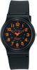 Citizen Men S Analog Watch 10 Bar Waterproof Rubber Strap Black Orange Vp46 858