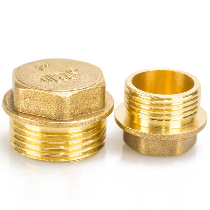 Haisidick Fine Copper Male Thread Pipe Plug