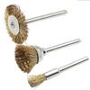 Wheel Brushes Buffing Cups Drill Bit Grinder Welding Polishing Removal Brush 9pcs Steel Wire for Metal Rust Drill Rotary Tools