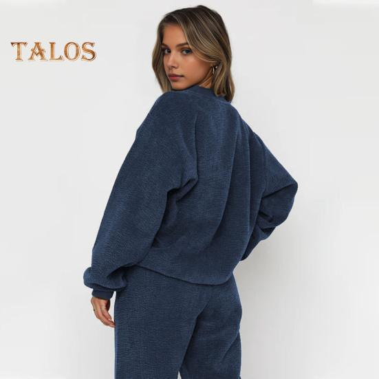 Женский комплект из 2 предметов: топ и брюки, длинный рукав, эластичная манжета, толстовка, однотонный эластичный цвет, высокая талия, облегающие брюки, спортивный костюм для фитнеса