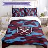 West Ham United Football Printed 3 Pieces Bedding Set, Comfortable Skin Friendly Bedroom Duvet Cover Set