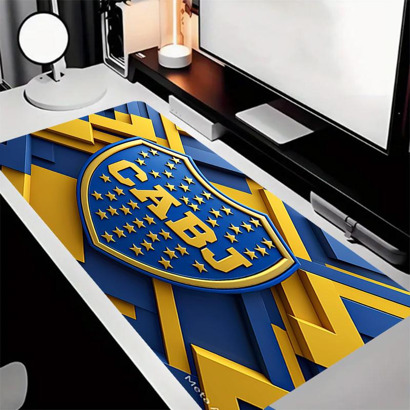 Club Atlético Boca Juniors Theme Premium Non-slip Mouse Pad with Stitched Edges,Durable Rubber Material,for Desktop & Gaming Great Gifts