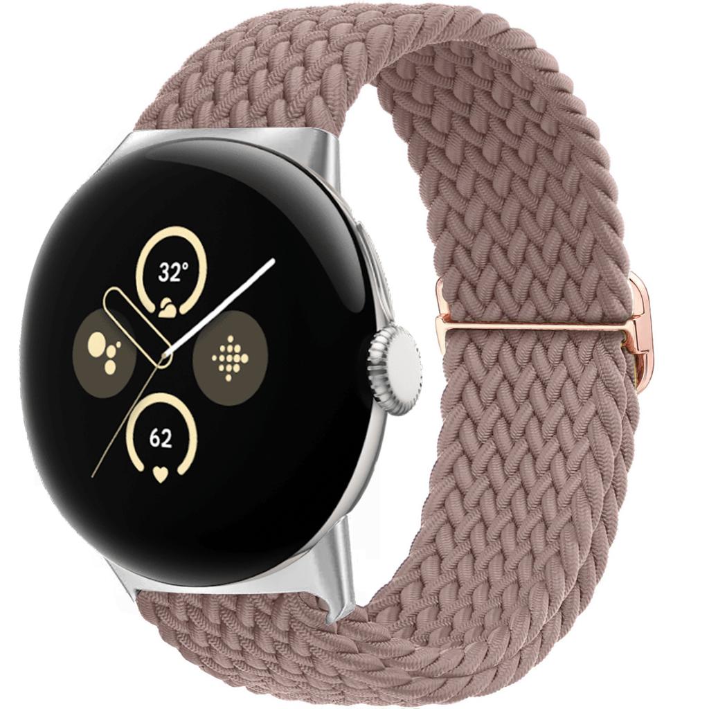 Braided Solo loop for Google pixel 3 4 2 band Accessories Smartwatch Elastic Adjustable Nylon correa bracelet Pixel Watch Strap