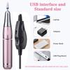 Электрическая дрель для ногтей Шнур питания USB-зарядное устройство Шнур питания для инструментов для маникюра Набор пилок для ногтей Шнур 5.5 Регулируемая скорость и направление