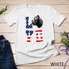Dogs 365 Cane Corso Love Dog American Flag 4th of July USA Unisex T-shirt