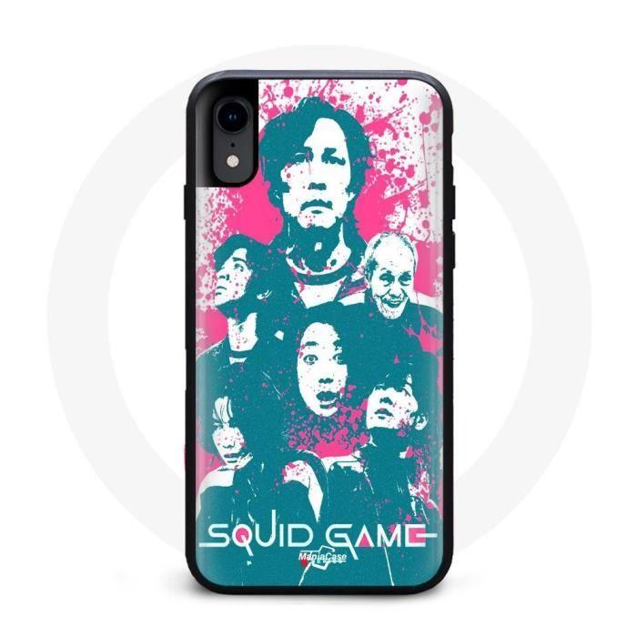Iphone X Case Squid Game Face Poster