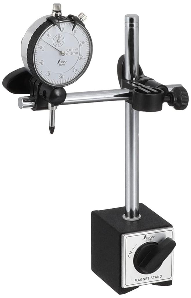 Shinwa Sokutei Dial Standard with Magnetic 50252 Gauge, Type, Stand, A-2 Set,