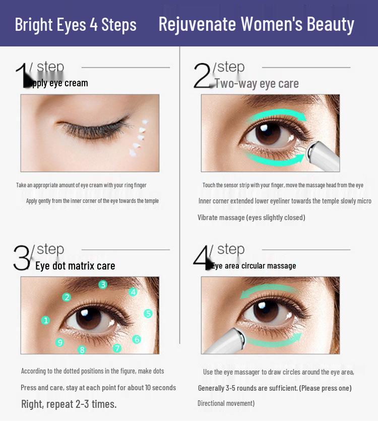 Электронный массажер для красоты глаз и губ