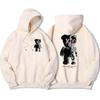 Half A Ted Bear, Half A Robotic Bear Man Hoodie Vintage Oversize Hoody High Quality Sweatshirt Simple Autumn Women Clothes