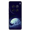 Christmas Phone Cases For Vivo X100 Ultra Pro 5G Case Black Silicone TPU Soft Cover For vivo X100 6.78" Santa Claus Bumper Funda